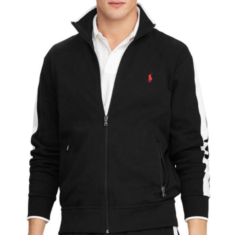 Polo Ralph Lauren Interlock Track Jacket Black 2XL